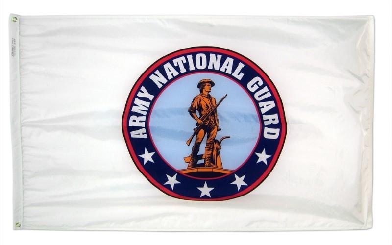 US Army National Guard Seal Flag Outdoor Dacron Made in USA