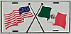 US + Mexico Flag