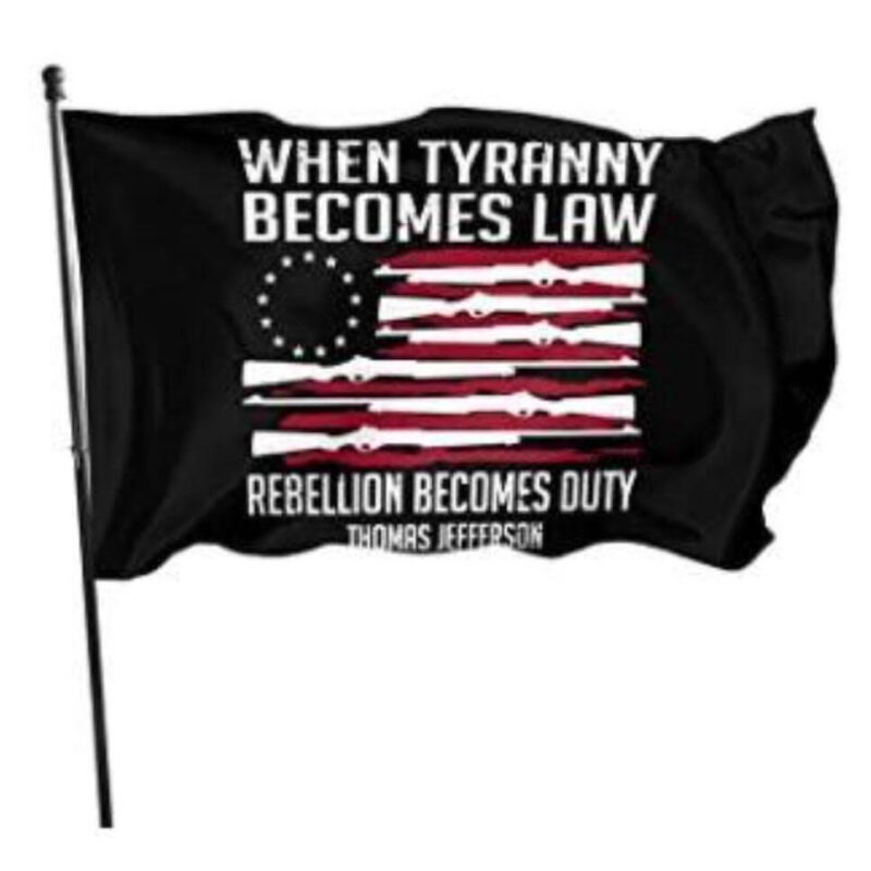 Betsy Ross Jefferson Quote Flag Made in USA