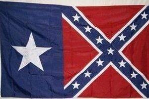 Texas Rebel Flag and Texas Confederate Flags
