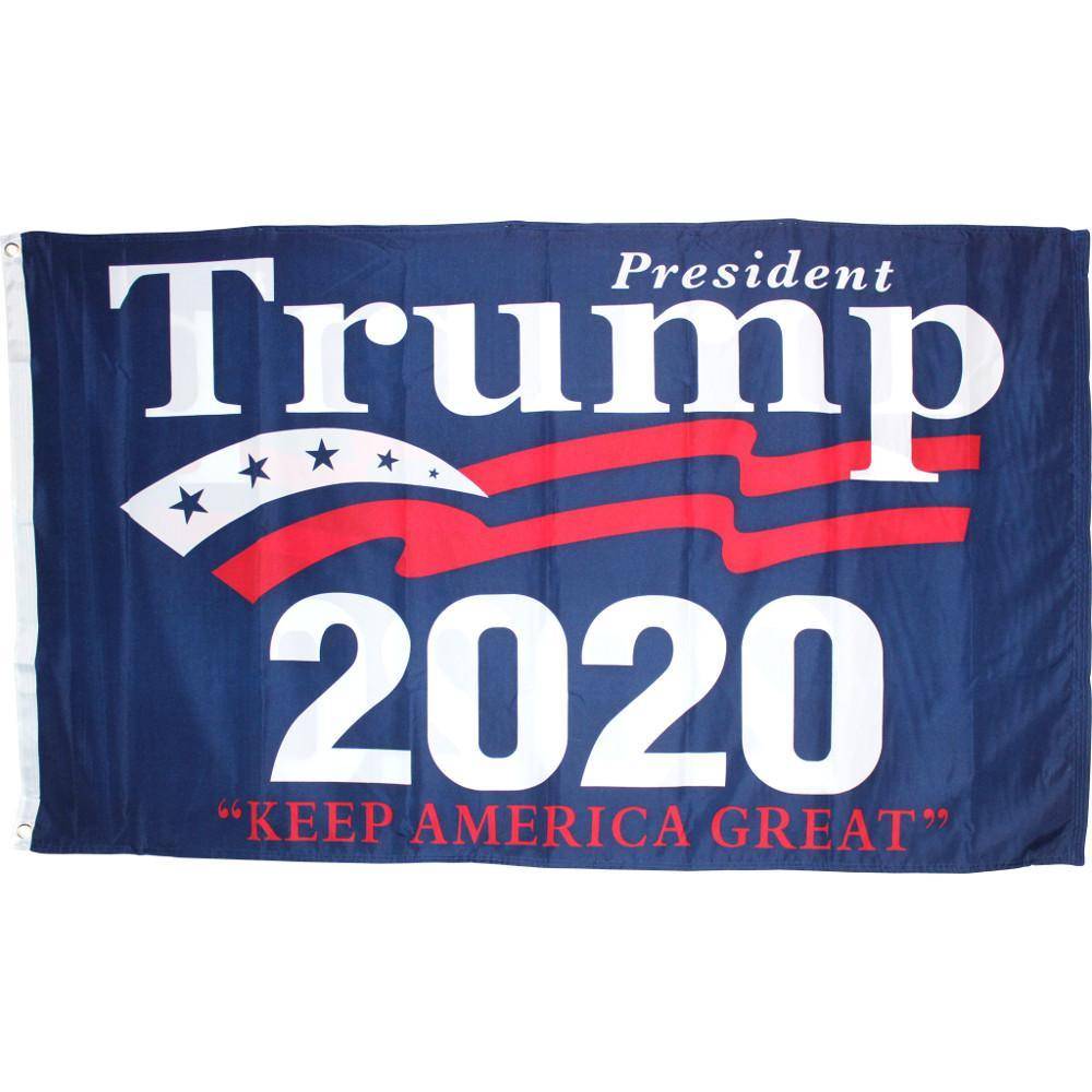 3X5 Ft Double Sided President Trump Keep America Great 2020 Flag Rough Tex