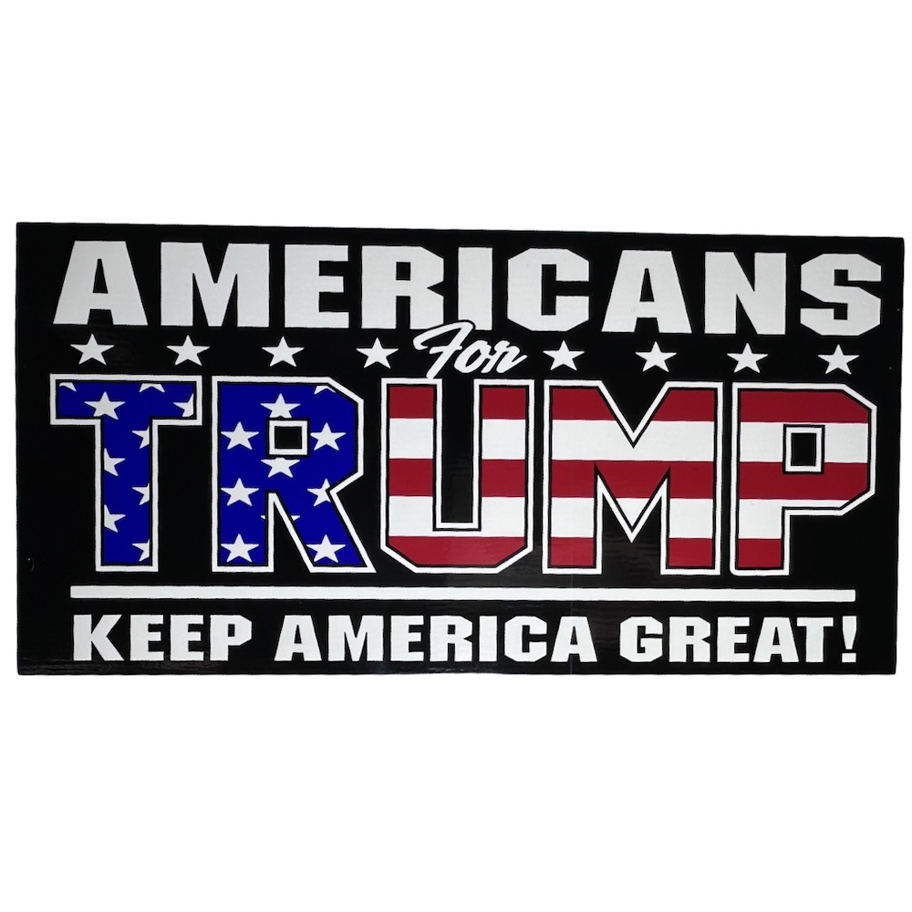 Americans for Trump Bumper Sticker