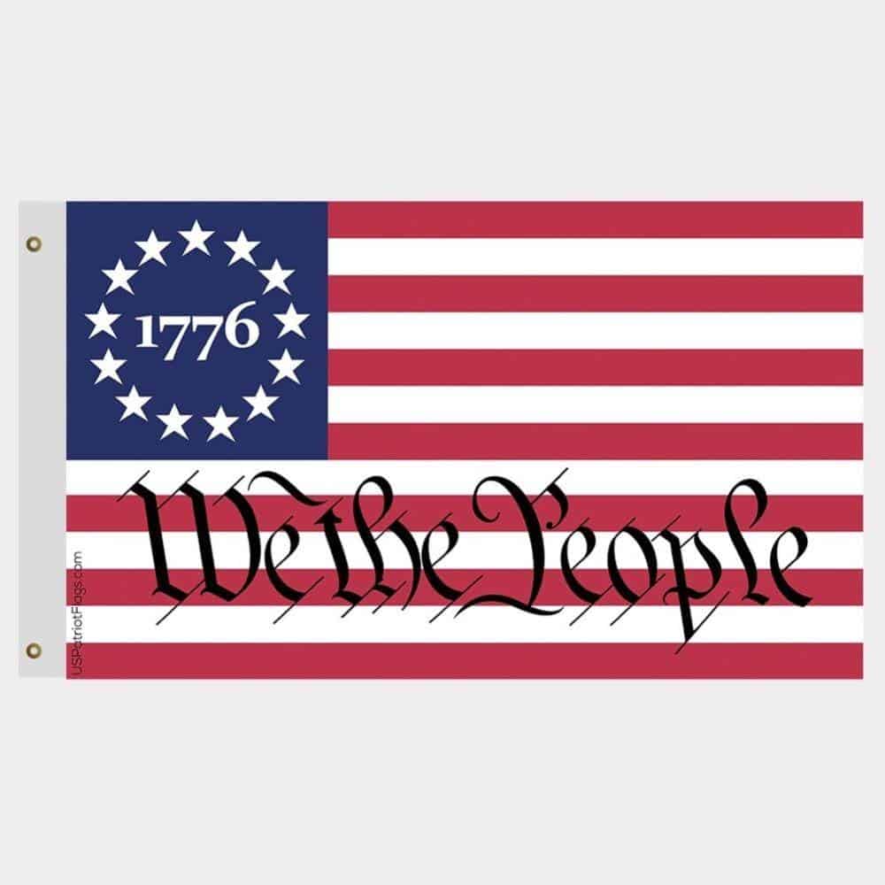 1776 Betsy Ross We The People Flag Made in USA
