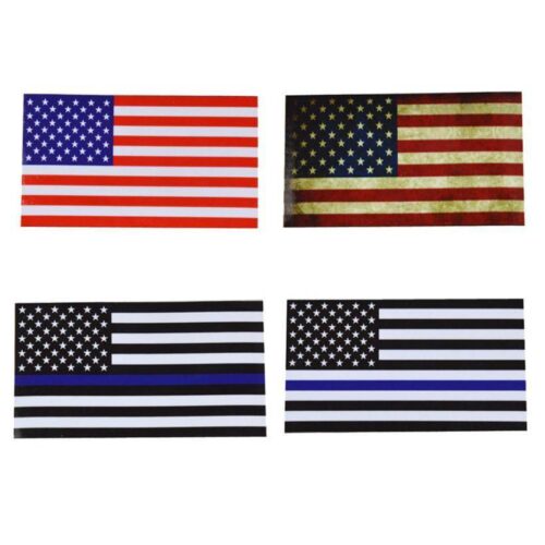 Car Sticker Flags Decal American Flag For Bumper Stickers