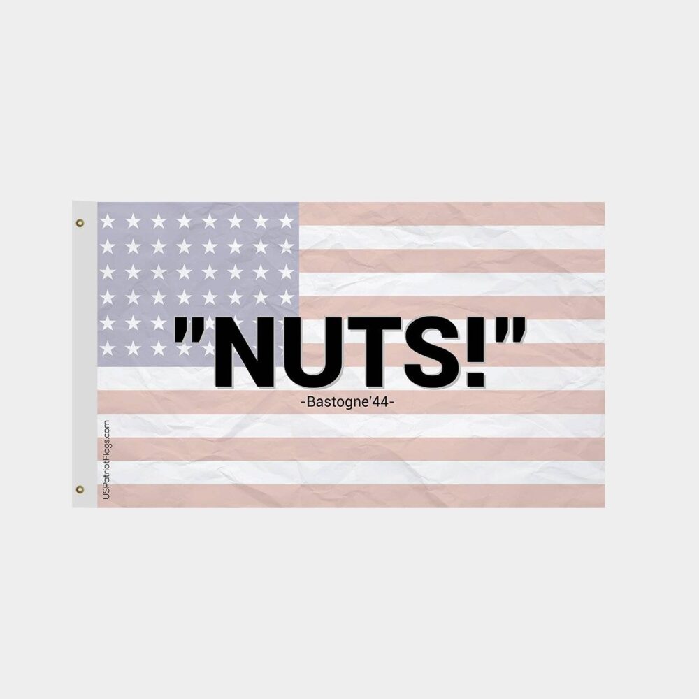NUTS! Bastogne USA Flag – Made in USA