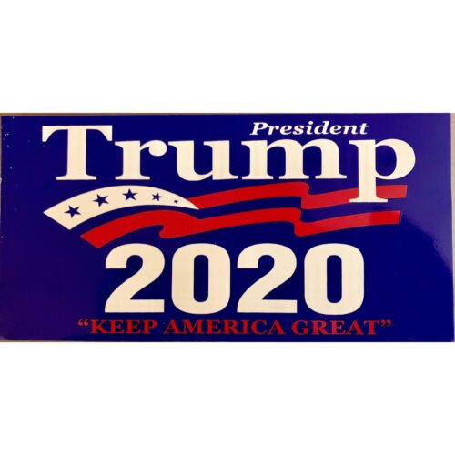 RU Bumper Sticker Single Trump 2020 Keep America Great Bumper Sticker