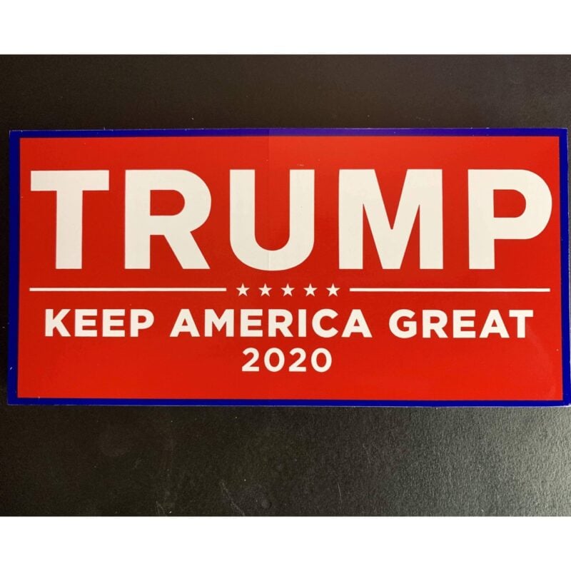 RU Bumper Sticker Single Trump 2020 Keep America Great - Red - Bumper Sticker