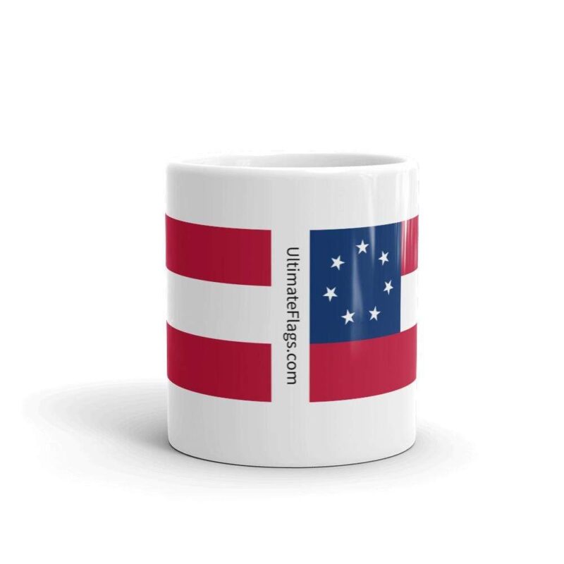 Ultimate Flags Coffee Mug First Confederate 7 Stars and Bars Mug