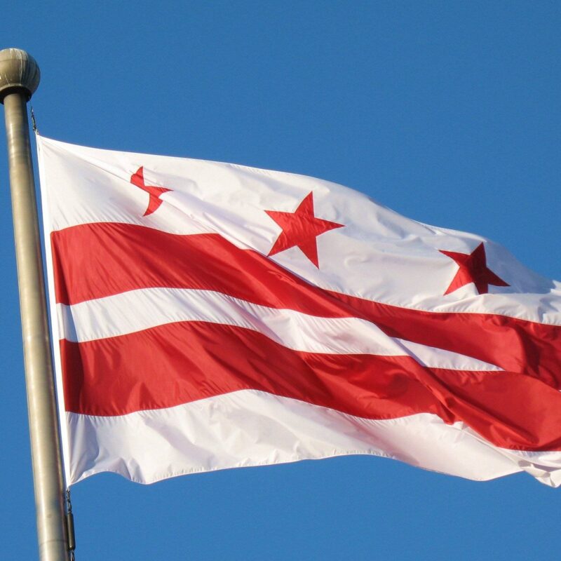 Washington DC – District of Columbia Flag  – Made in USA