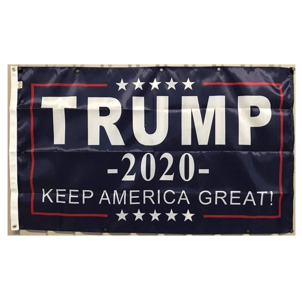 Trump 2020 Flag 3×5 KAG Nylon (USA Made) 2nds Discounted