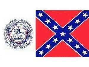 vendor-unknown Rebel Flags & Confederate Flags CSA Seal Battle Flag, Confederate States of America Seal Battle Flag 3 X 5 ft. Standard