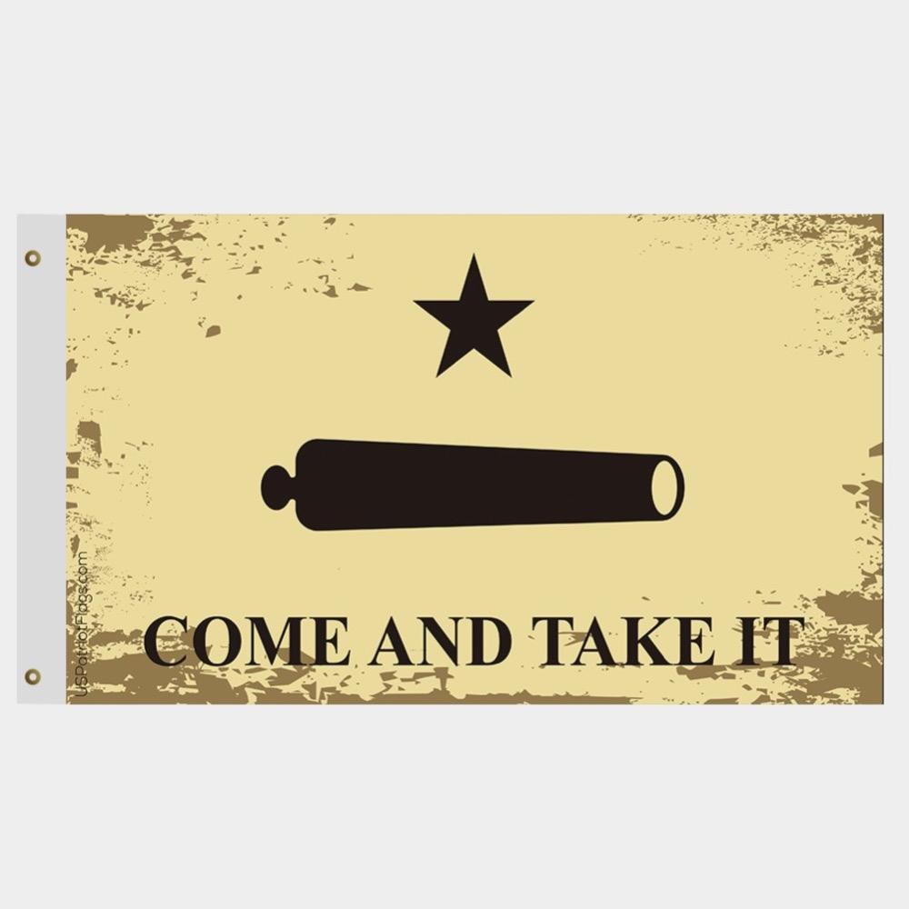 Gonzales Come & Take It Vintage Flag - Made in USA