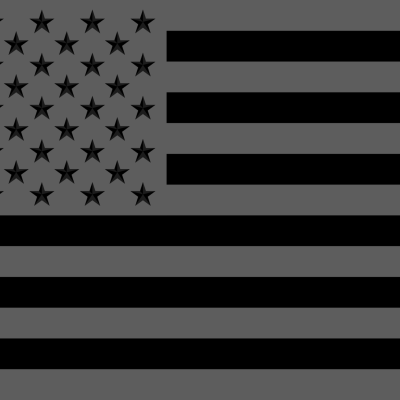 All Black American Flag 3x5ft Embroidered Pure Black USA Flag Blackout Tactical 