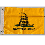 Gadsden Flag - Yellow - Don't Tread On Me - Double Sided Nylon Printed.