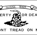 Don't Tread on Me White - Culpeper Minutemen Flag - Economical.