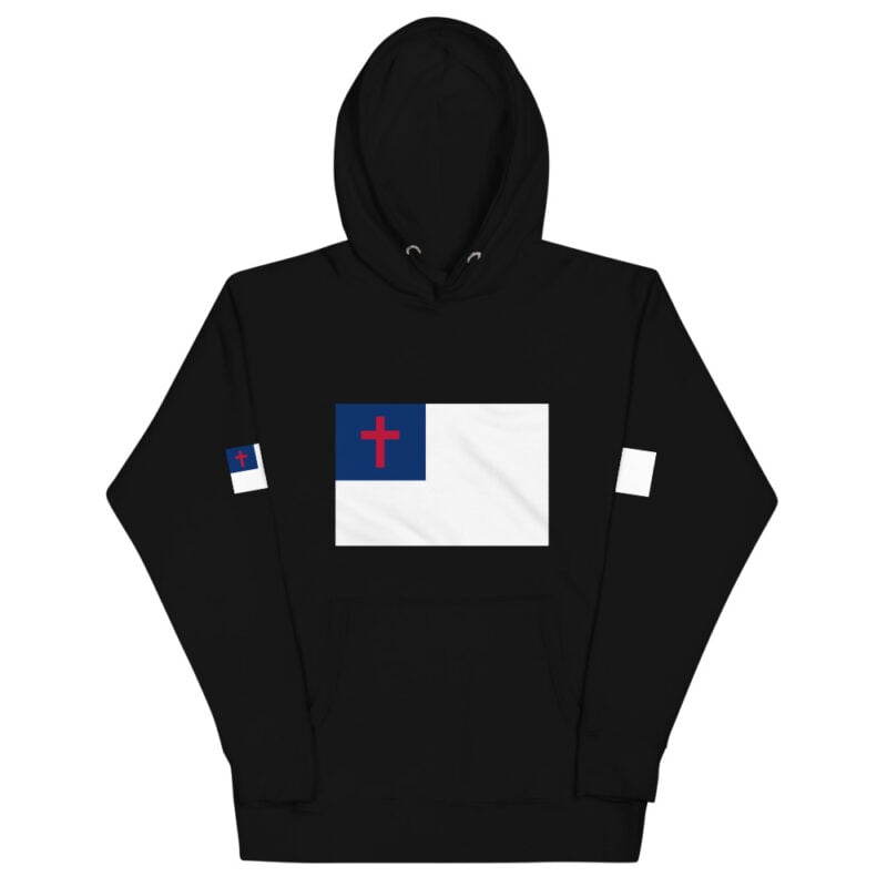 Christian Flag Unisex Hoodie Made in USA