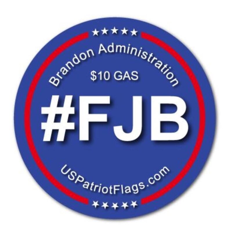 #FJB $10 Gas Vehicle Magnet