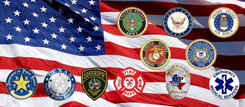 Military and 1st Responders