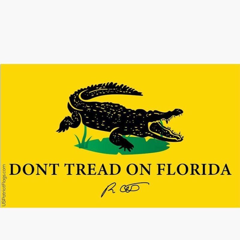 HUGE Dont Tread on Florida Bumper Sticker