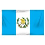 Guatemala flag with grommets