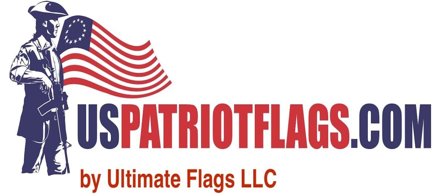 Us Patriot Flags Logo Banner